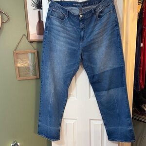 American Eagle Outfitters Women's Blue Ex-Boyfriend Jeans